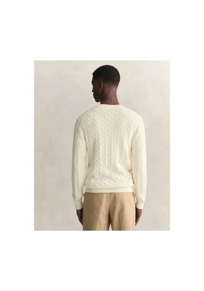 Gant Erkek Krem Regular Fit Bisiklet Yaka Örgü Kazak-24764 130-krem Gant Erkek Krem Regular Fit Bisiklet Yaka Örgü Kazak-24764 130-krem