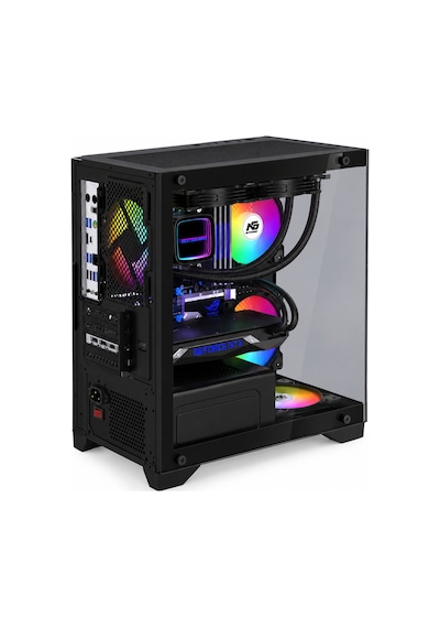 Orion Elite 4x Tuştan Değişen Rgb Fanlı M-atx Boş Bilgisayar Kasası Siyah