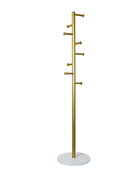 Solid Süper Gold Metal Ayaklı Askılık Gold