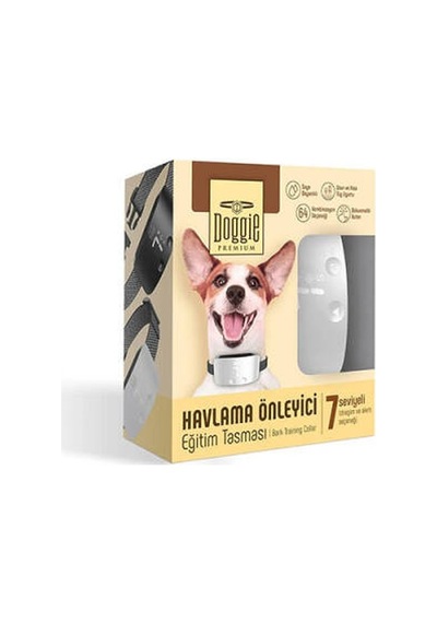 Premium Köpek Eğitim Tasması Beyaz Çok Renkli