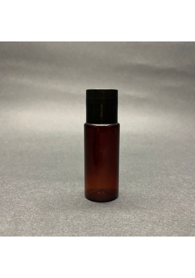 15 Cc Amber Pet Şişe - Siyah Sızdırmaz Kapaklı - 15 Ml Buklet Şiş