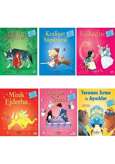 Sevilen-kırmızı Başlıklı Kız-külkedisi-uyuyan Güzel-minik Ejderha 8/ılk Okuma Kitaplarım -6 Kitap