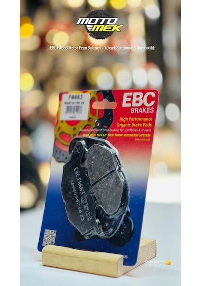 Yamaha Mt25 Ön 15-21 Ebc Fa663 Motor Fren Balatası Yüksek Sürtünme & Dayanıklılık