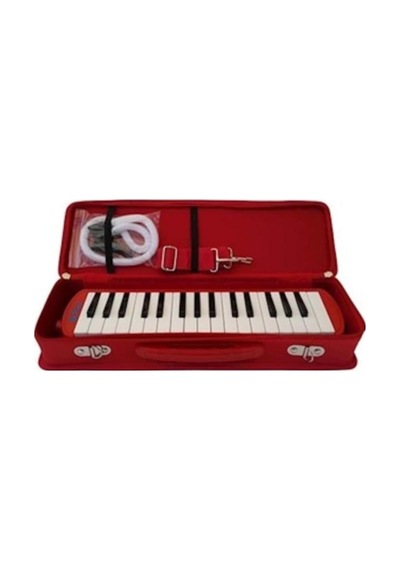 Çantalı 32 Tuş Kırmızı Melodika Diğer