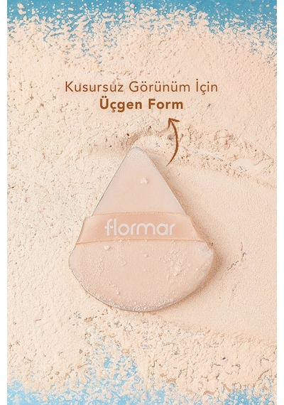 Flormar Üçgen Yumuşak Pamuksu Dokulu Kompakt Pudra Süngeri