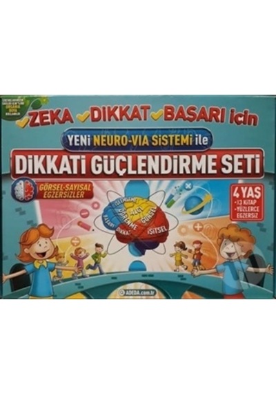 Dikkat Güçlendirme Seti Neuro-Via Sistemi 4 Yaş - Adeda Yayınla
