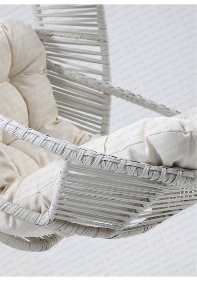 Capri Swing Nobel Tekli Rattan Bahçe Balkon Salıncağı 001