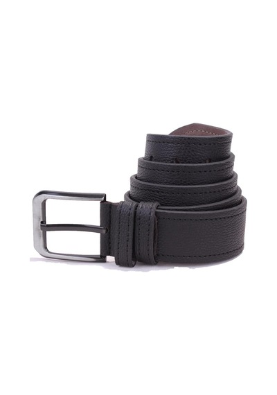 Dagoster DMK26-451 Siyah 4.5 CM Suni Deri Erkek Kemer Siyah