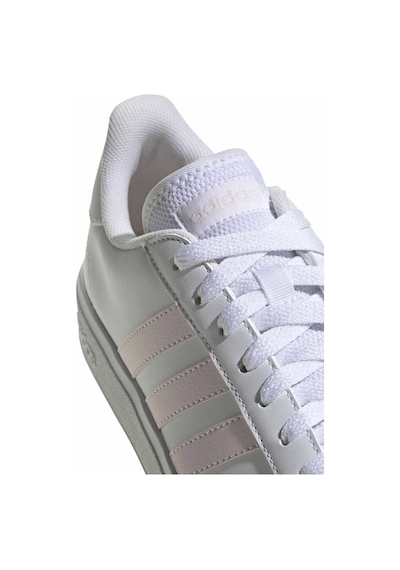 Adidas Grand Court Base 2 Beyaz Kadın Sneaker 000000000101508638 Beyaz - Pembe