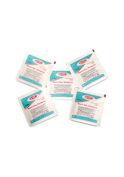 DS STERİL GAZ KOMPRES 7.5 x7.5 cm 100 ADET