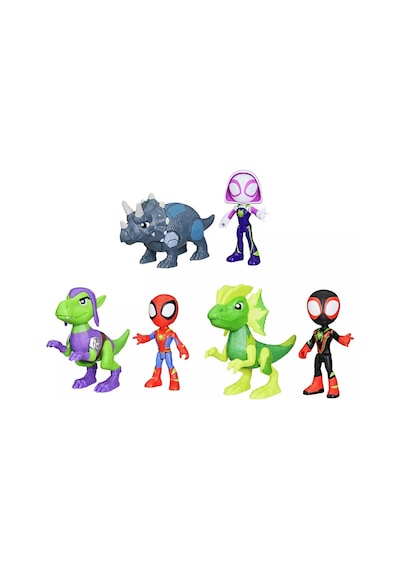 Spidey And His Amazing Friends Miles Spin Morales & Electrosaurus Marvel