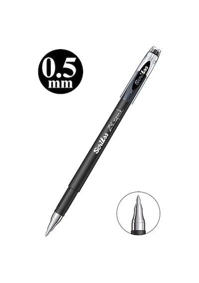 Pilot Kalem Speed 25 1 Adet Scrikss Pilot Kalem 0.5mm Roller Uçlu Pilot Kalem İnce Uçlu Likit Mürekkepli Pilot Kalem Siyah