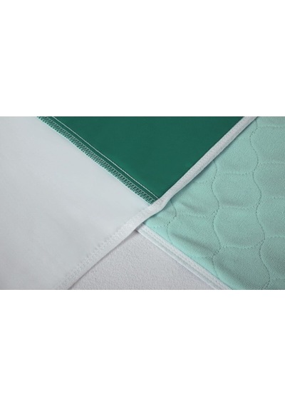 Abso 75 x 90 CM Yıkanabilir Sıvı Geçirmez Kanatlı Vinyl Yatak Koruyucu