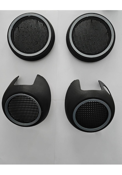 Mini Cooper S R55 R56 R57 R58 R59 Ön Kapı Üst Alt Hoparlör Kapağı 4 Lü Tam Set 51412753333 51412756567