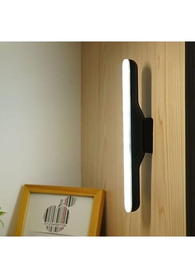 Şarjlı Led Lamba Kablosuz Micro Usb Mıknatıslı 6w Led Işık 3 Farklı Işık Modu Cata Martı Led Aplik Siyah Açık Lacivert