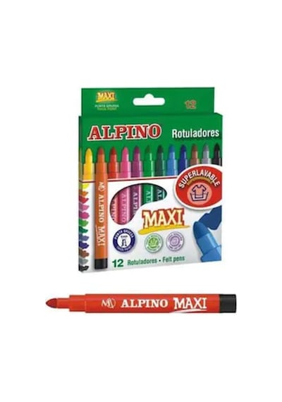 Alpino Maxi 12'Li Kalın Uçlu Keçeli Kalem 6 Mm Ar000006