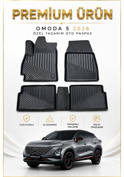 Chery Omoda 5 2026 3d Havuzlu Oto Paspas Premium