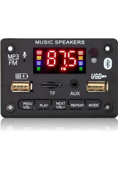 Magıcvoıce G018 Usb/sd/bluetooth Kumanda 2 40w Anfi Çıkışlı Oto Teyp Çevirici Dijital Player Board