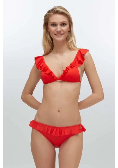 U.S. Polo Assn. Kadın Kırmızı Bikini Takım