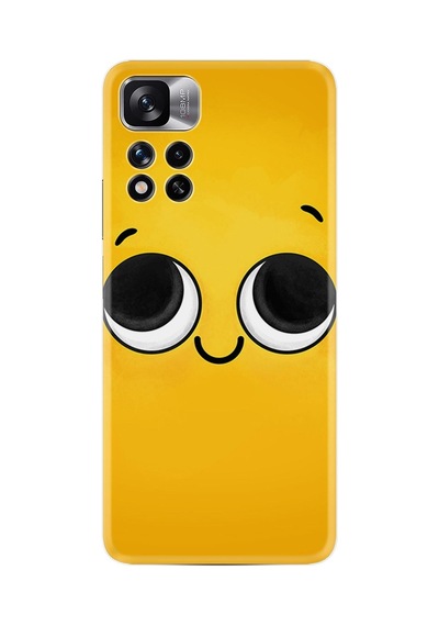 Xiaomi Redmi Note 11 Pro Plus 5g Kılıf Resimli Desenli Silikon Platinium Series Yellow 1831
