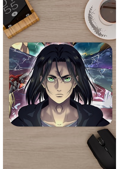 Attack On Titan Anime V1 - 22x18 Gaming Kauçuk Kaymaz Taban Mouse Pad Fare Altlığı