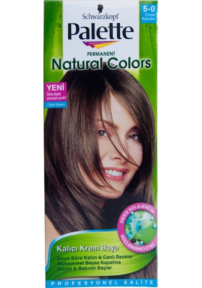 Palette Natural Saç Boya sı5 - 0 Fındık Kahvesi