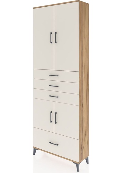 Arges Dolap 5 Raflı 4 Çekmeceli 4 Kapaklı 88x30x243 Çam-aytaşı Antrasit Arges Dolap 5 Raflı 4 Çekmeceli 4 Kapaklı 88x30x243 Çam-aytaşı Antrasit