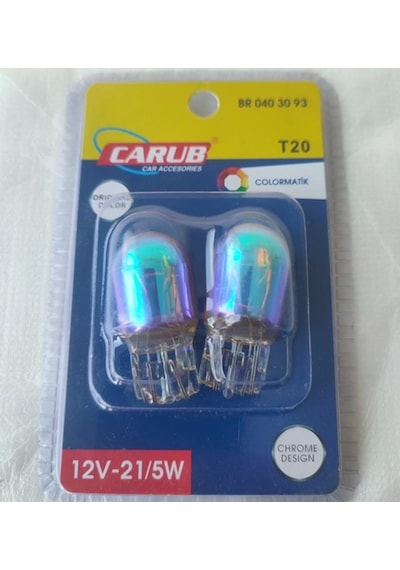 Carub Diadem Park Ampulü T20 Wy21/5w 12v Amber Turuncu 2'li Takım