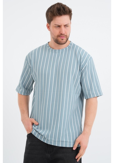 Redline Shift Erkek Oversize Tişört Mavı