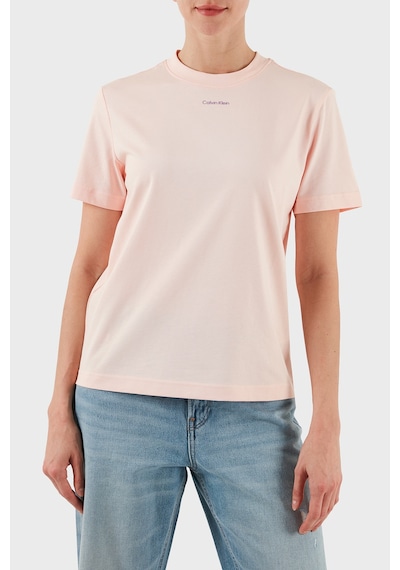 Calvin Klein Bayan T Shirt Lv147c857g Vı7 Açık Pembe Açık Pembe