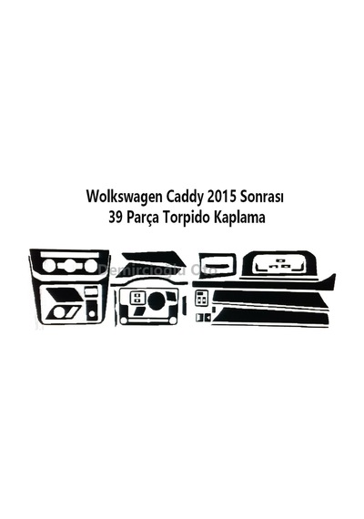 Wv Caddy 2015 39 Parça Torpido Kaplama Renk Gri