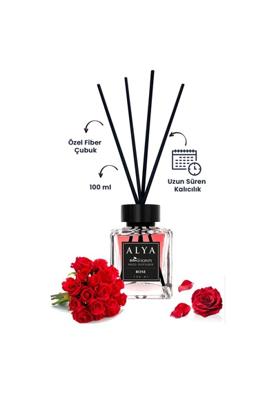 Alya Nature's Scents Rose Bambu Çubuklu Oda Kokusu 100 ML