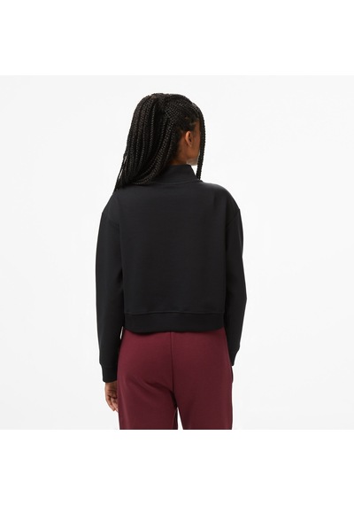 United4 Unıted4 Kadın Siyah Half Zip Sweatshirt Ft-wsd SiYAH