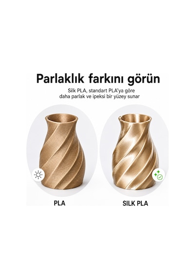 Silk Antik Altın Pla+ Premium Filament 23847262