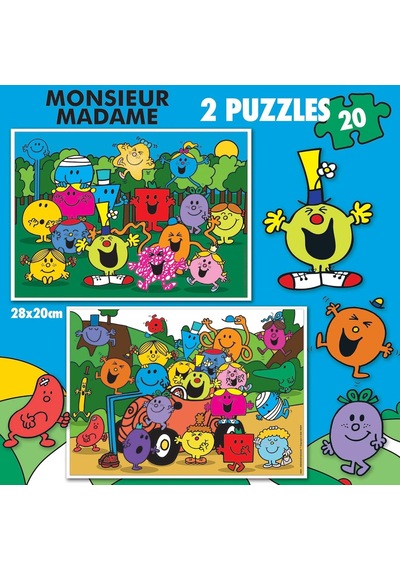 Educa 2x20 Parça Kız Ve Erkek Çocuk Bay Ve Bayan Puzzle - 19401 1 Adet