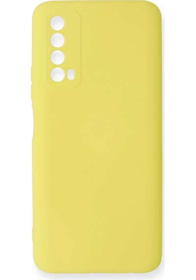 Newface - 145 - Huawei P Smart 2021 Kılıf Nano İçi Kadife Silikon - Novapazr - - Sarı