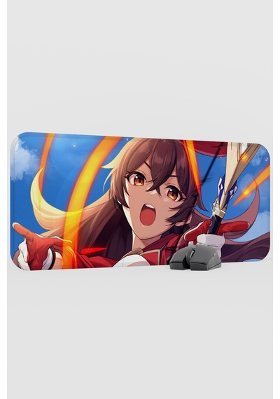 Amber Genshin Impact Anime Gacha V2 - 70x30 Xl Gaming Mouse Pad Fare Altlığı