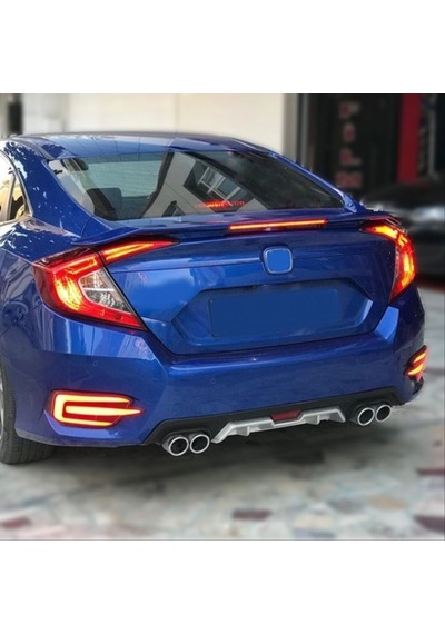 Autogp Honda Civic Fc5 Uyumlu Arka Sis E Dizayn