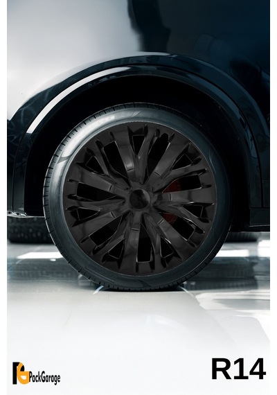 Volkswagen Up Club 14'' İnç Jant Kapağı 4 Adet Siyah S114