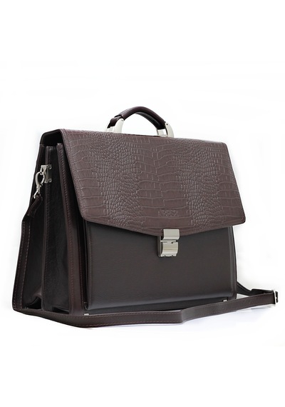 Abess Lüks Hakiki Deri Unisex Evrak Çantası - Timsah Baskılı Klasik İş Çantası - Omuz Askılı Laptop Çantası - Kahverengi Kahverengi - Koyu Kahverengi Abess Lüks Hakiki Deri Unisex Evrak Çantası - Timsah Baskılı Klasik İş Çantası - Omuz Askılı Laptop Çantası - Kahverengi Kahverengi - Koyu Kahverengi
