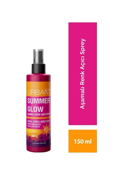 Urban Care Summer Glow Aşamalı Renk Açıcı Saç Spreyi 150 Ml- Vegan