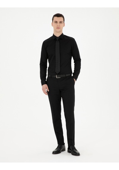 Pierre Cardin Erkek Siyah Gömlek Basic 50286402-vr046 Siyah