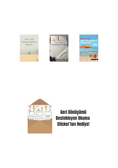 Herkes Kendine Yabancı + Fazladan Bir Hayat + Seni Sevdiğimi Biliyorsun + Okuma Sticker'ları