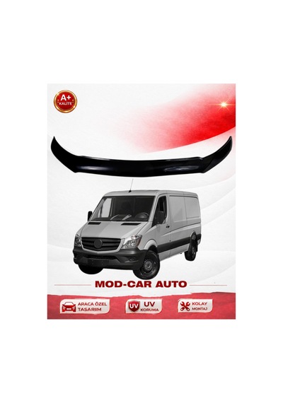 Mercedes Sprinter 2014+ Kaput Rüzgarlığı 4mm Premium A+