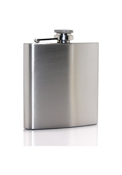 Özel Seri Paslanmaz Çelik 6 Oz Tekli Matara Kamp Gereci Mini Kap Cep Matarası Metal