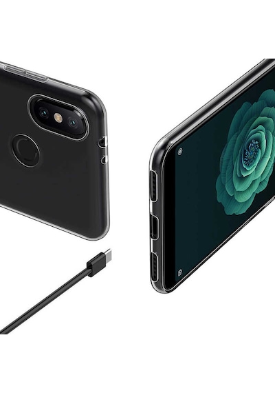 Mi 8 Se Kılıf Süper Silikon Kapak - Renksiz Renksiz Renksiz