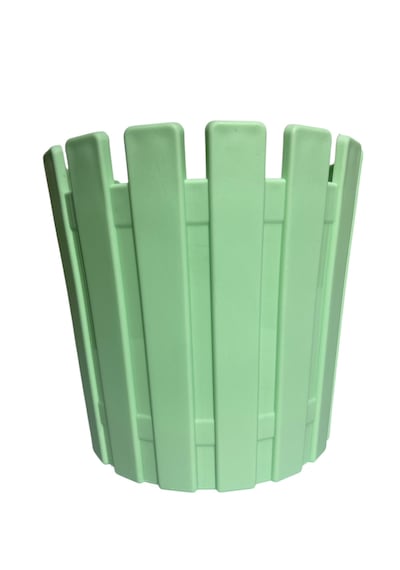 Saksı 16 Cm Yatay 15 Cm Dikey Üç Mekana Ve Dış Mekana Uyumlu Çiçeklik.açık Yeşil 1