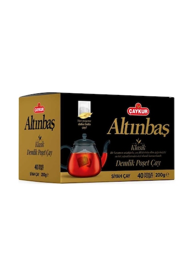 Çaykur Altınbaş Klasik Siyah Kolay Demlik Poşet Çay 40 x 5 G