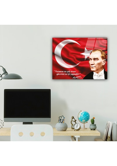 Decorita Cam Tablo | Atatürk Serisi 3