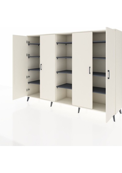 Hyperion Dolap 12 Raflı 4 Kapaklı 220x44x163 Aytaşı-aytaşı/antras Aytaşı-aytaşı/antrasit Hyperion Dolap 12 Raflı 4 Kapaklı 220x44x163 Aytaşı-aytaşı/antras Aytaşı-aytaşı/antrasit